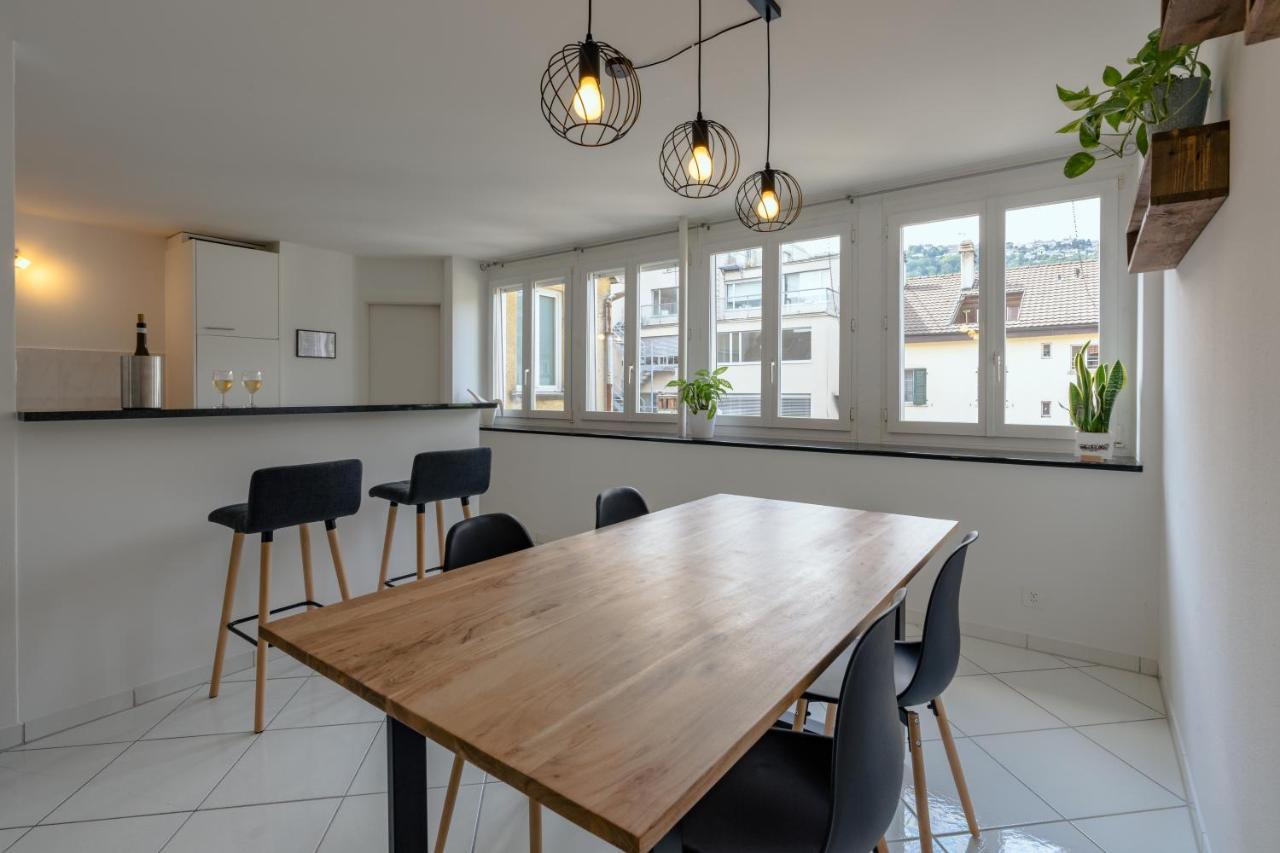 Apartment In The City Center With Free Parking Biel Exterior photo